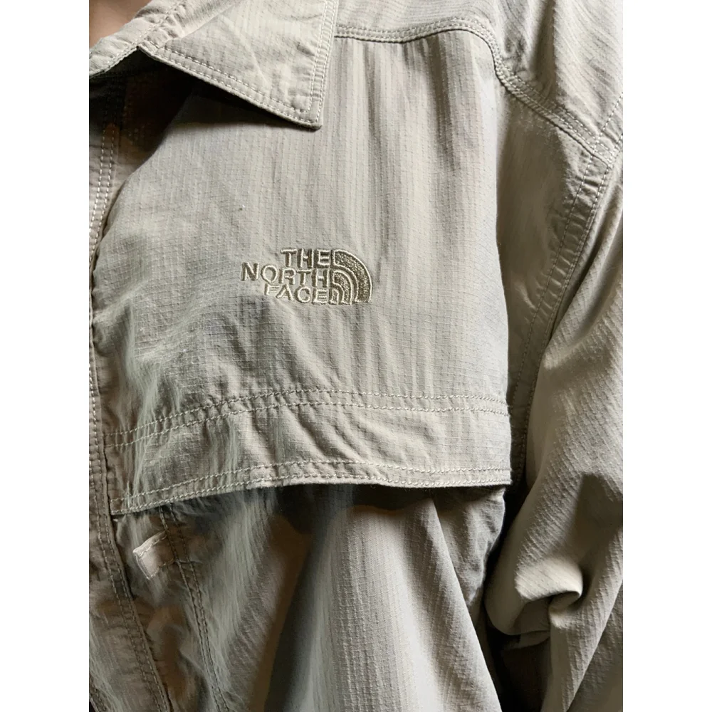 The North‎ Face Men's Button-Up Shirt/Jacket Tan XL Collard Streetwear Gorpcore